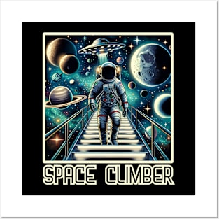 SPACE CLIMBER Posters and Art